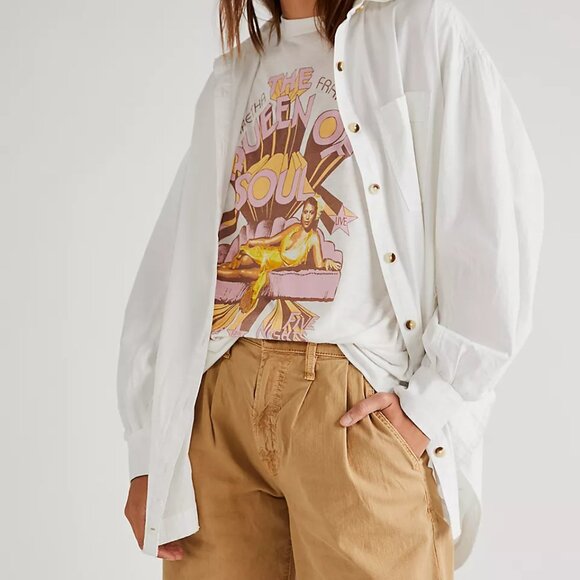 Free People Aretha Queen Of Soul Tee - Picture 1 of 3